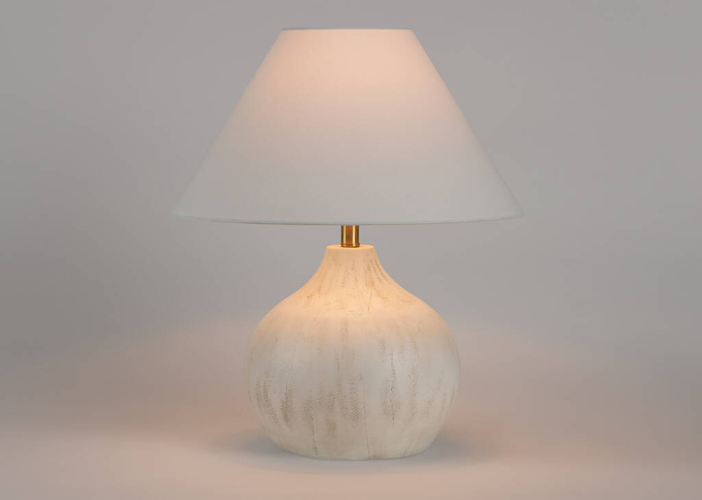 Lampe de table Darla blanche