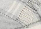 Aaron Plaid Throw Lt Grey/Ivory/Dk Gr