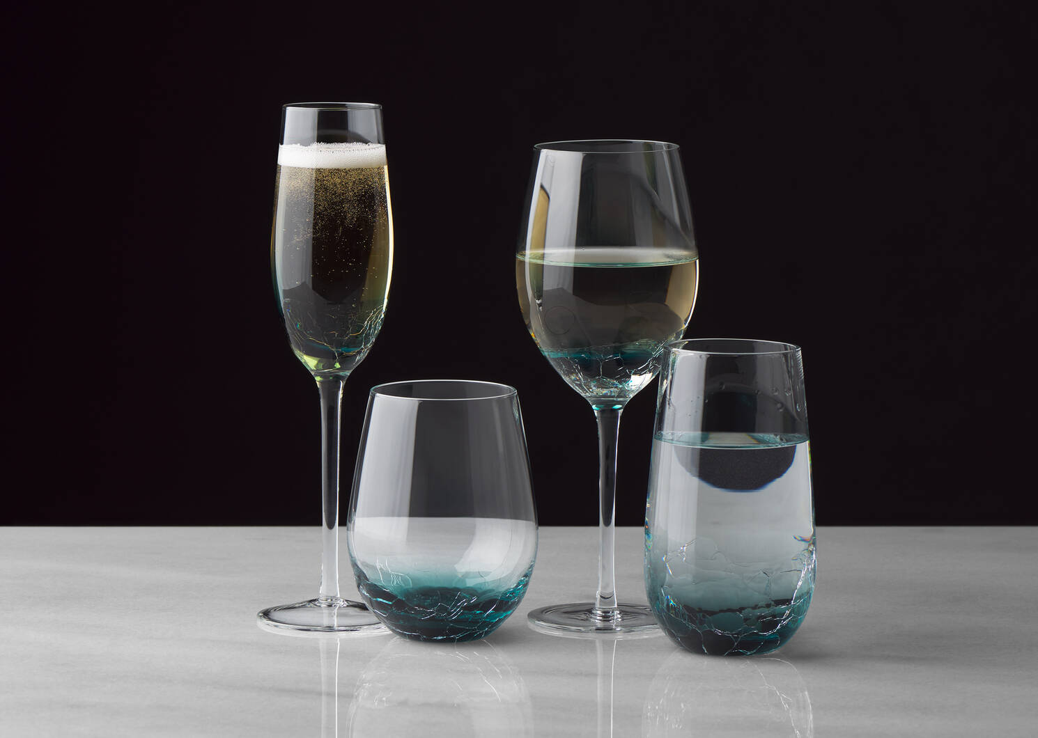 Verre à vin Lively sarcelle