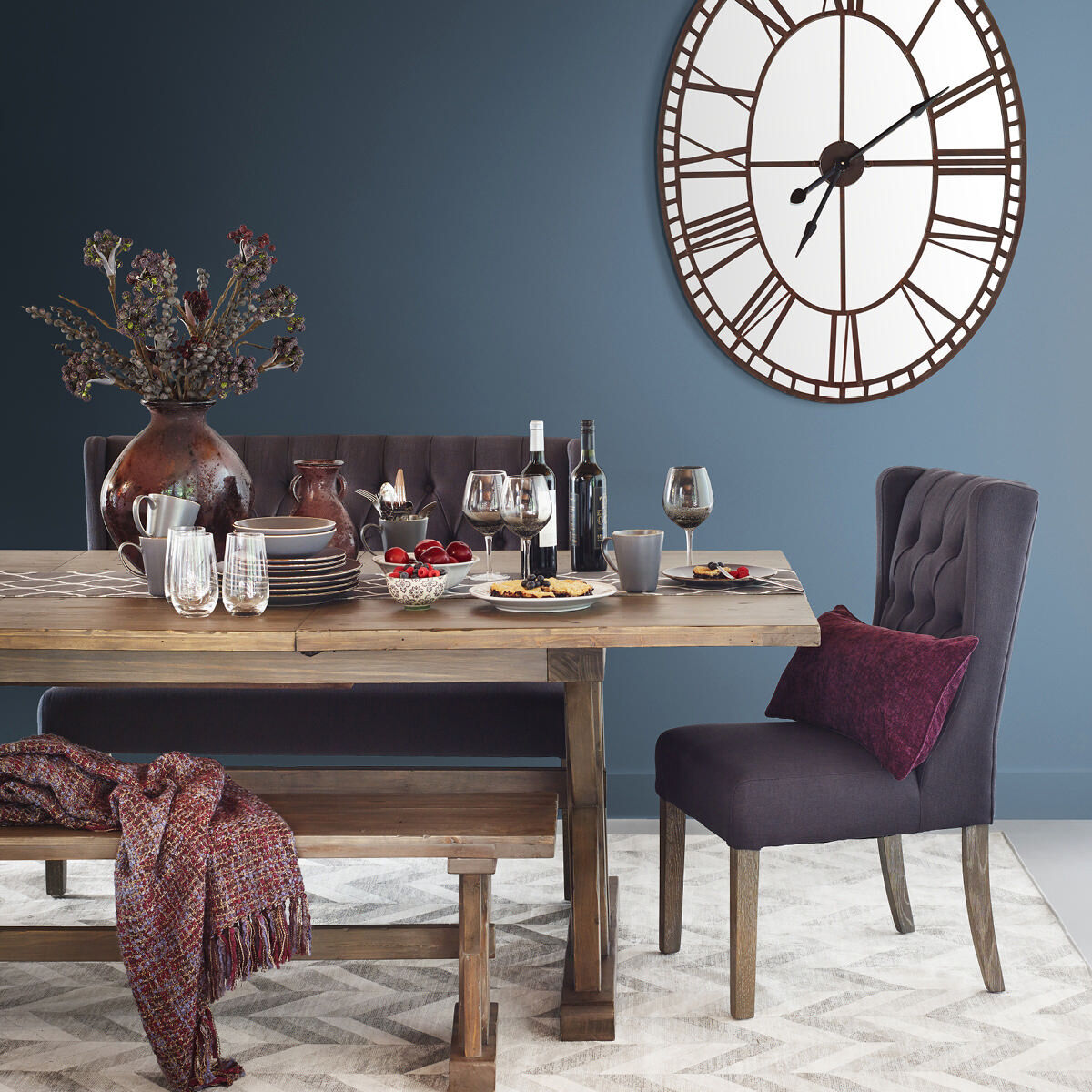 Amelia Dining Chair Quin Grey Urban Barn