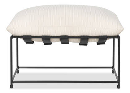 Mondo Ottoman -Sorrento Vanilla