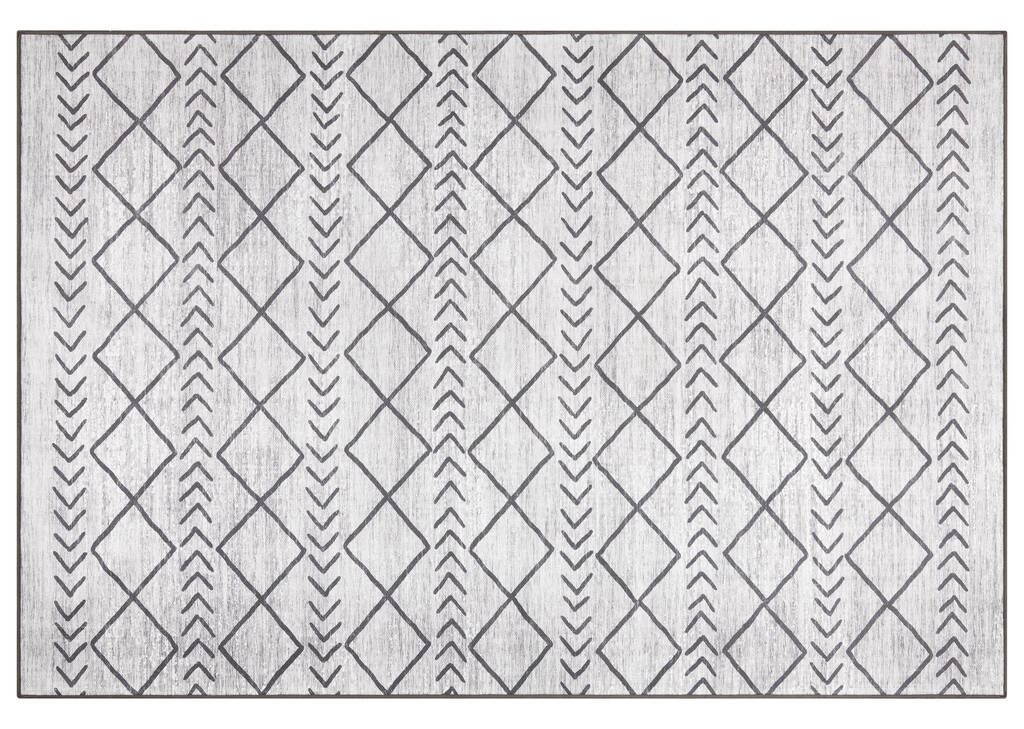 Capri Outdoor Rug 72x108 Grey/Black