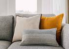 Lois Cotton Pillow 20x20 Ivory/Tan
