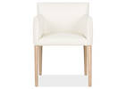 Marciona Lthr Arm Dining Chair -Forega W