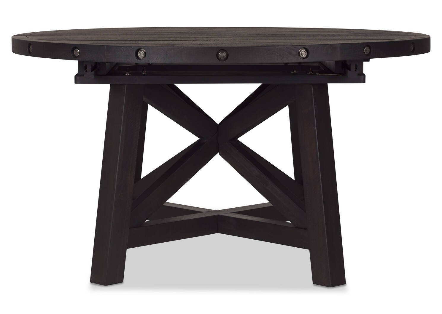 Ironside Ext Dining Table Rnd -Café