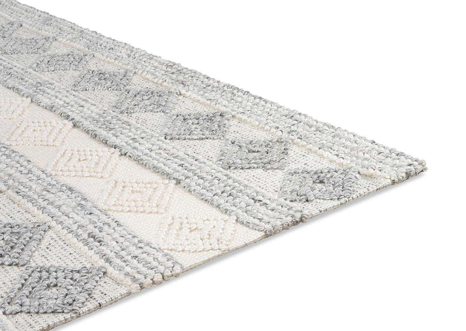Arkun Rug 96x120 White/Grey