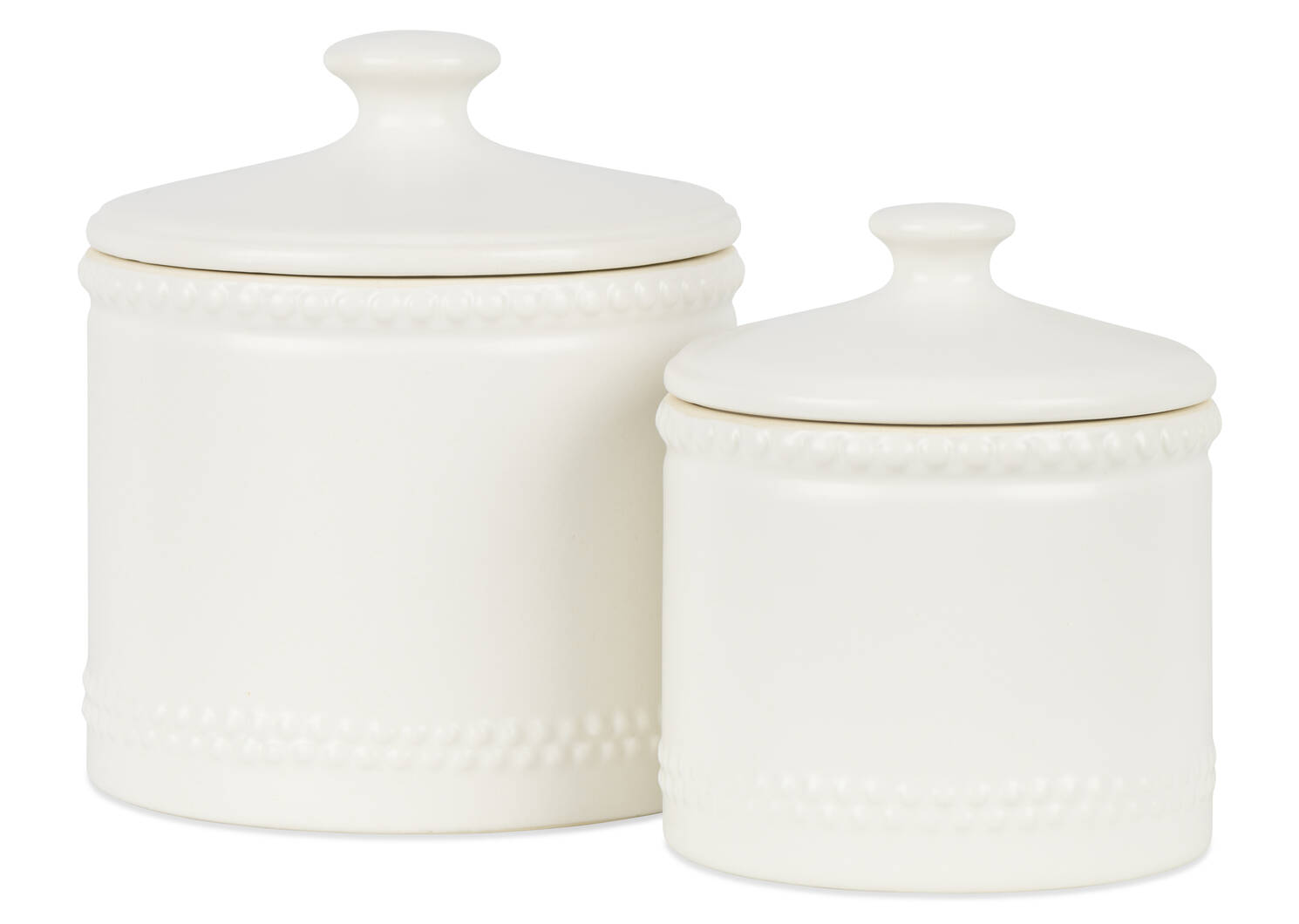 Brindley Canister Large White