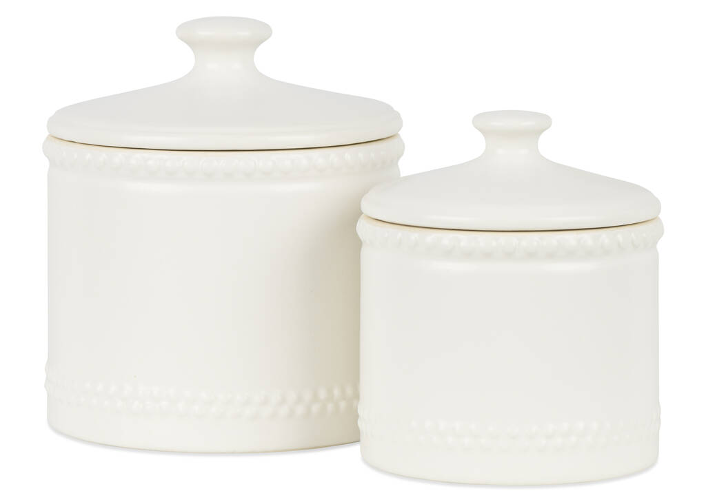 Brindley Canister Large White