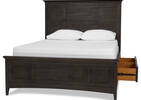 Parker Storage Bed -Heron Coal, QUEEN