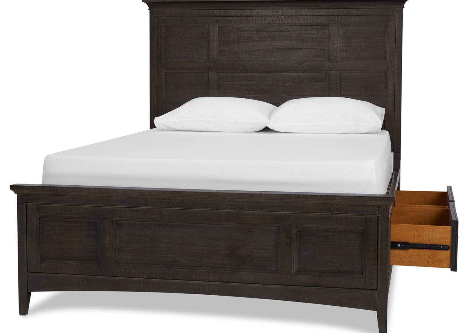 Parker Storage Bed -Heron Coal, QUEEN