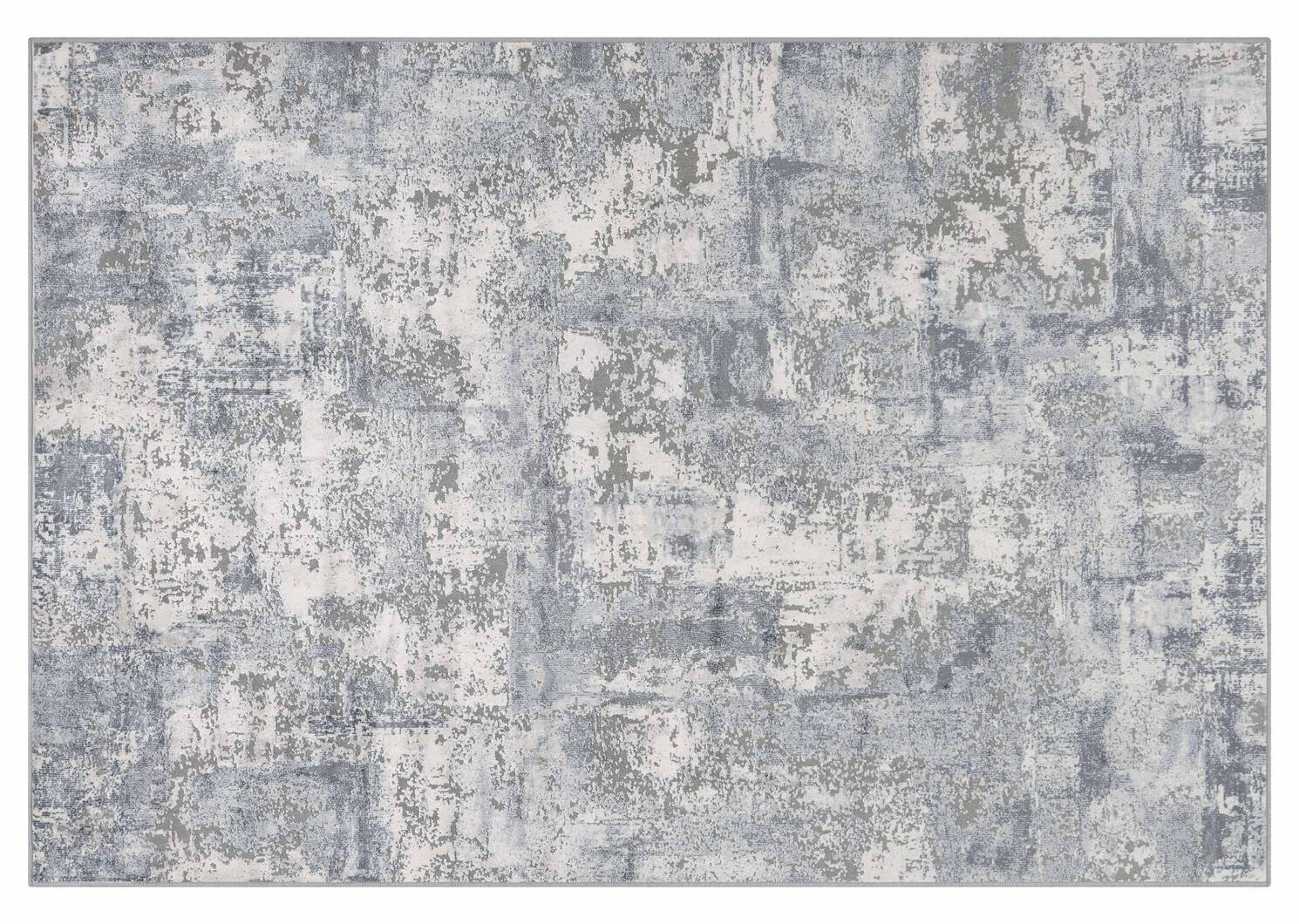 Capilano Rug 94x133 Silver/Blue