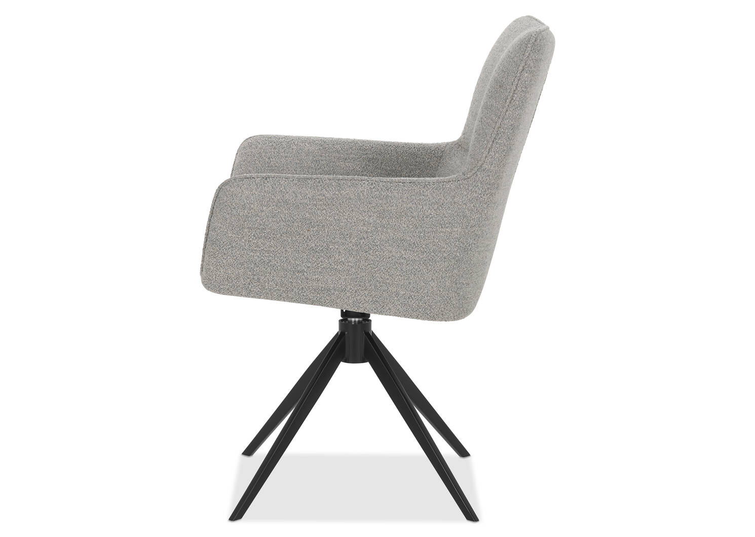 Estilo Swivel Dining Chair -Ryu Steel