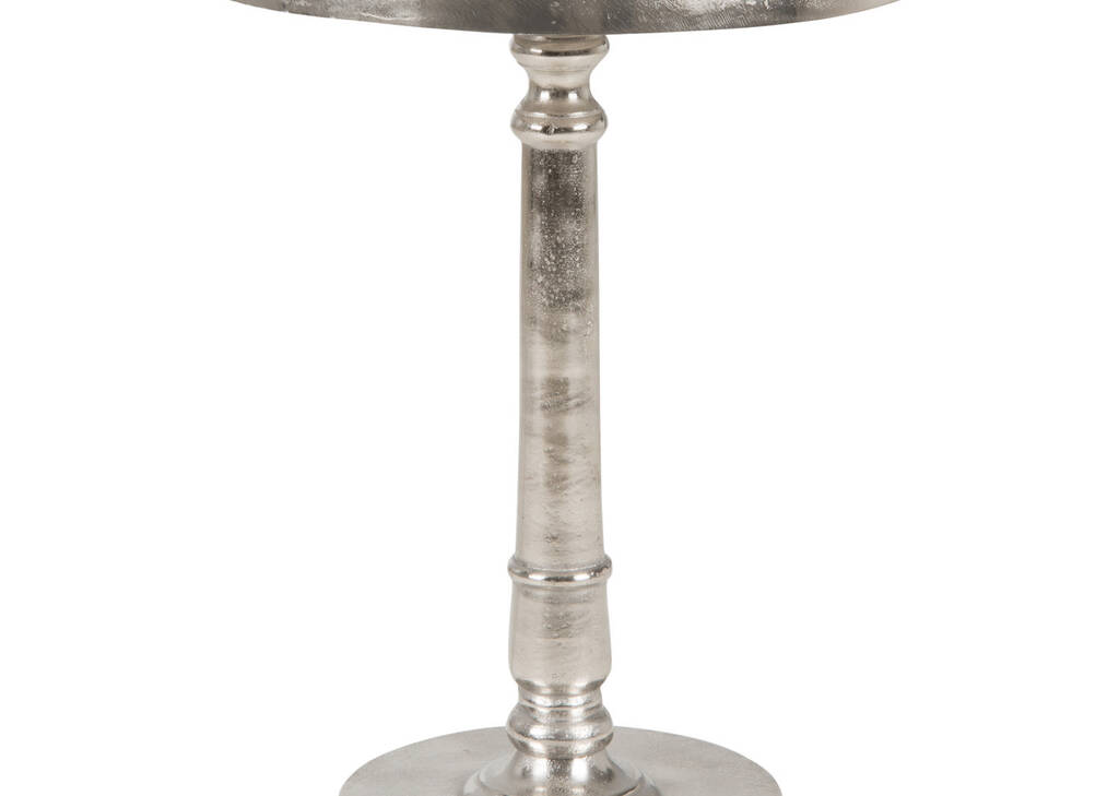 Nat Accent Table -Raw Nickel