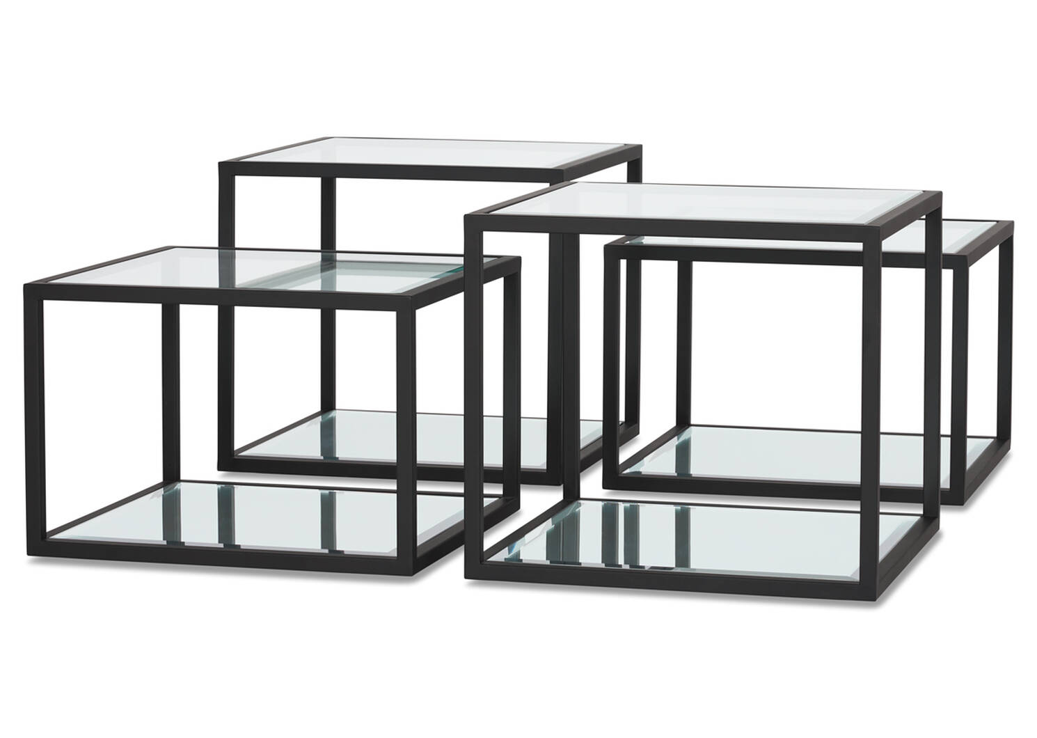 Brady Coffee Table Set -Black