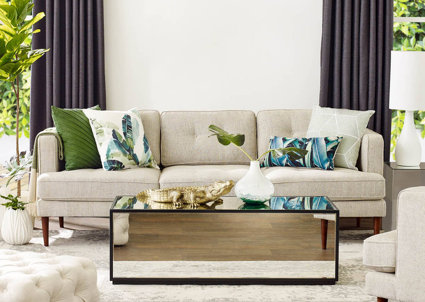 Tampa Alligator Sculpture Brass