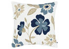 Suri Cotton Floral Pillow 20x20 Iv/Blue