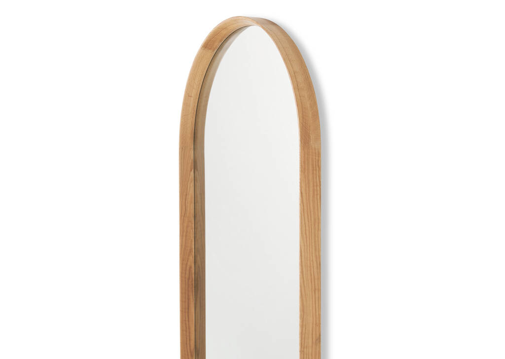 Magda Oak Leaner Mirror Arch