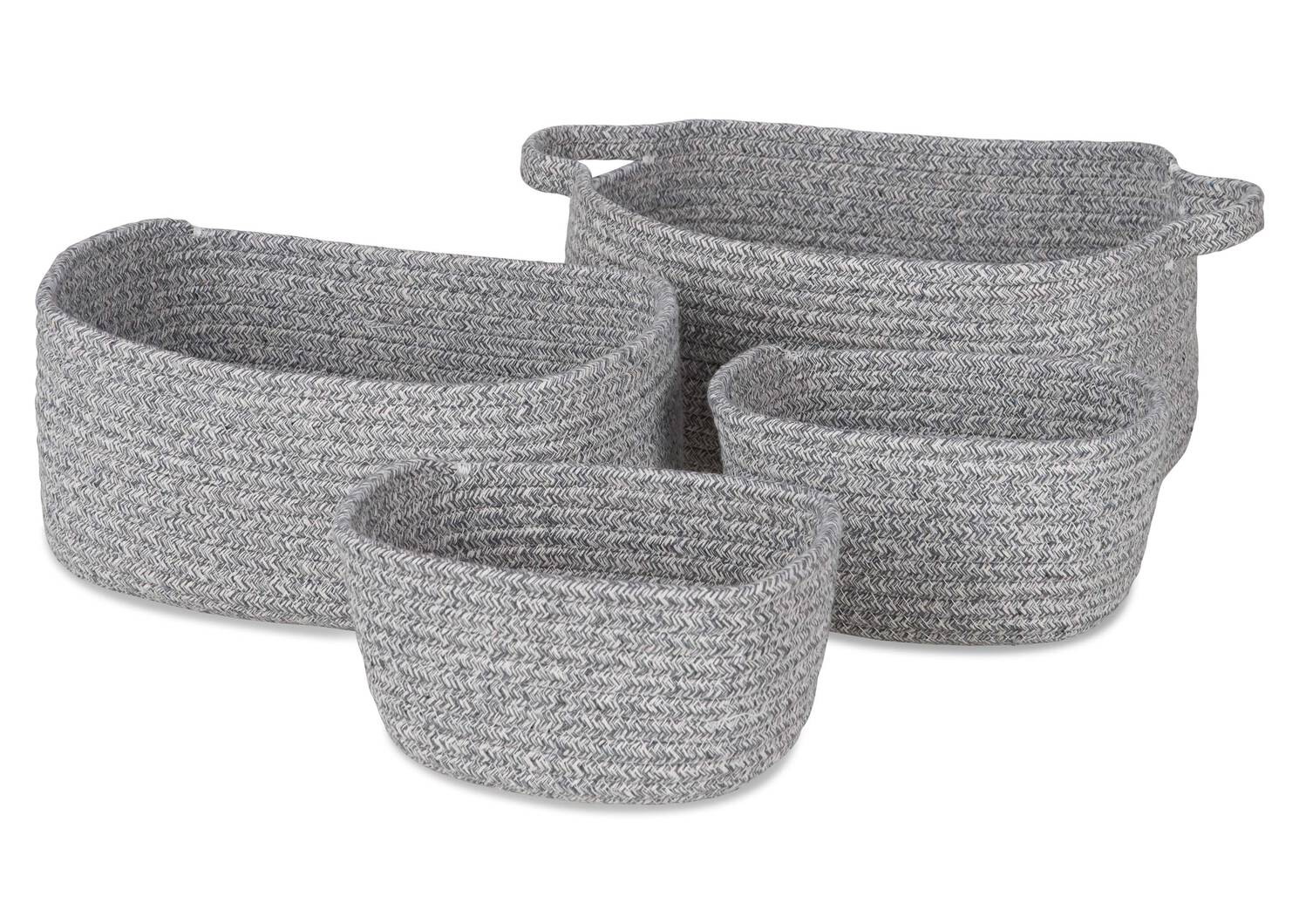 Ensemble de paniers Kenrae gris