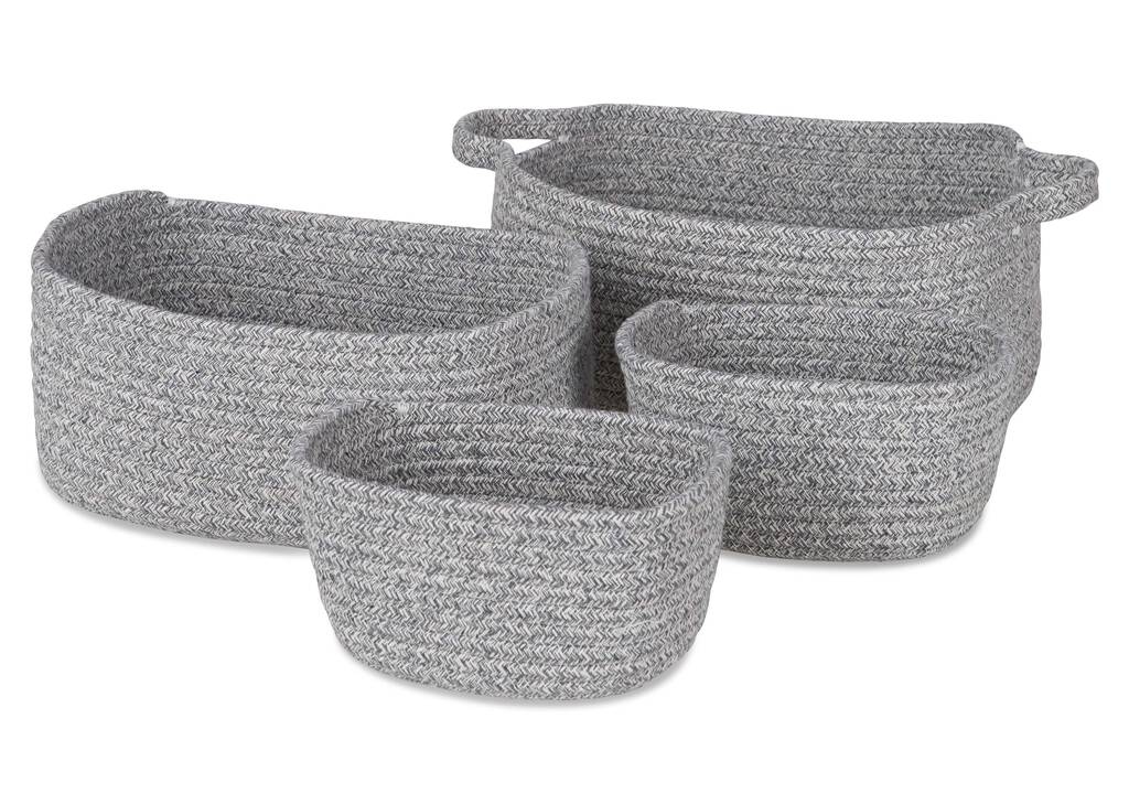 Ensemble de paniers Kenrae gris