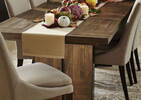 Mandalay Ext Dining Table -Dune Brown