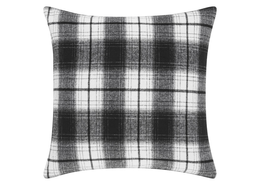Coussin Calloway 20x20 blanc/noir