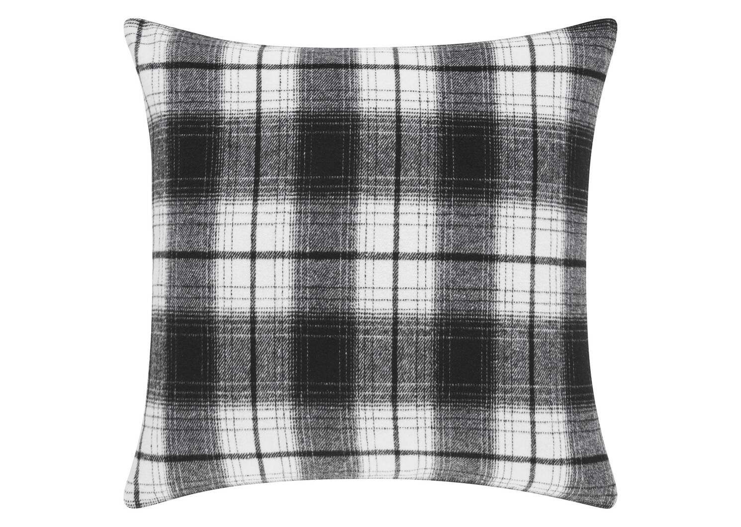 Coussin Calloway 20x20 blanc/noir