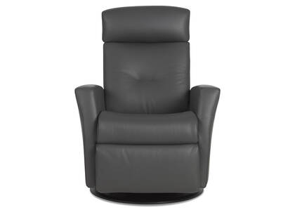 Fauteuil inc. cuir Drake -Tre graphite