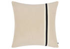 Leslie Cotton Pillow 20x20 Ivory/Blk