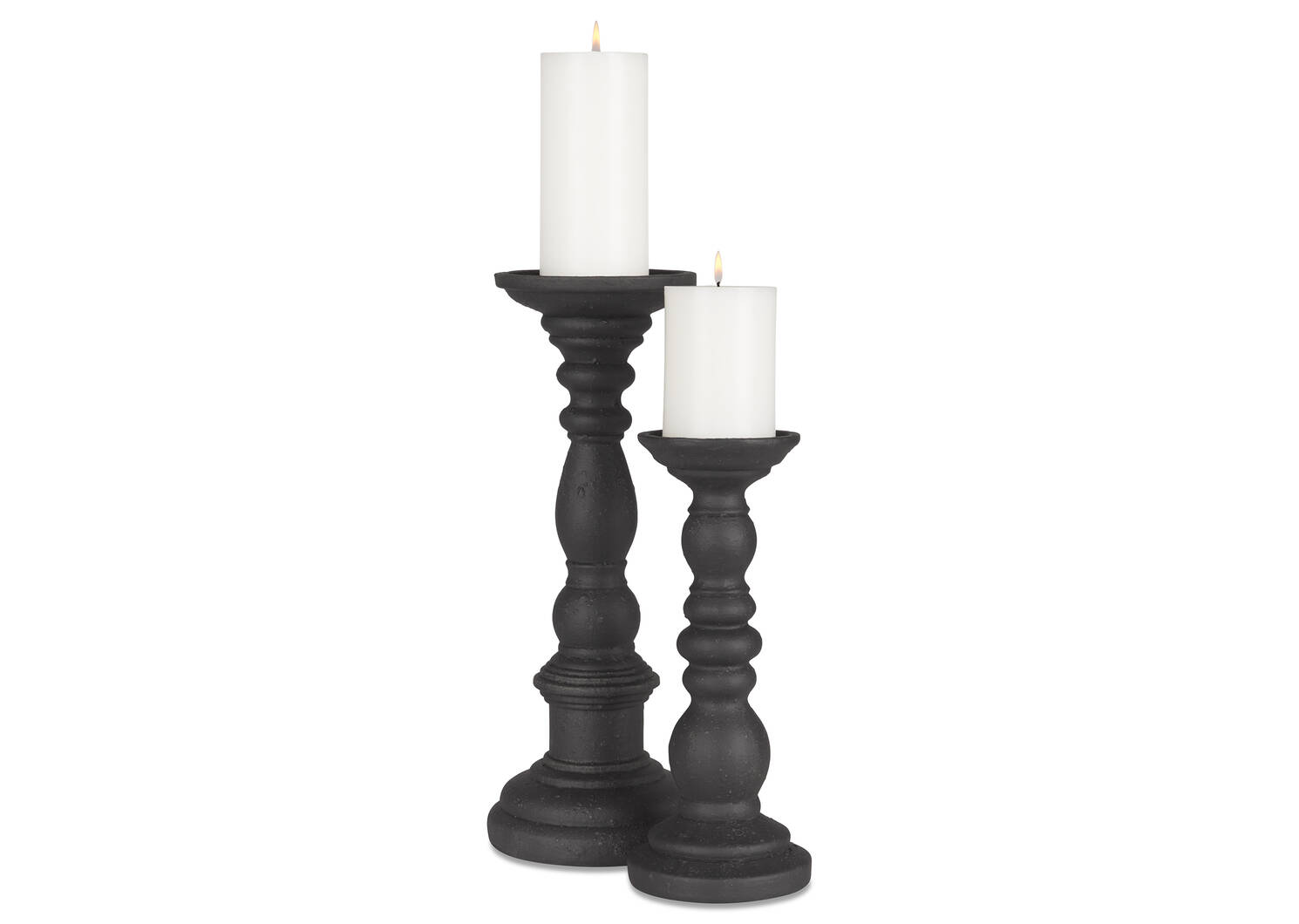 Vanya Candle Holders Black