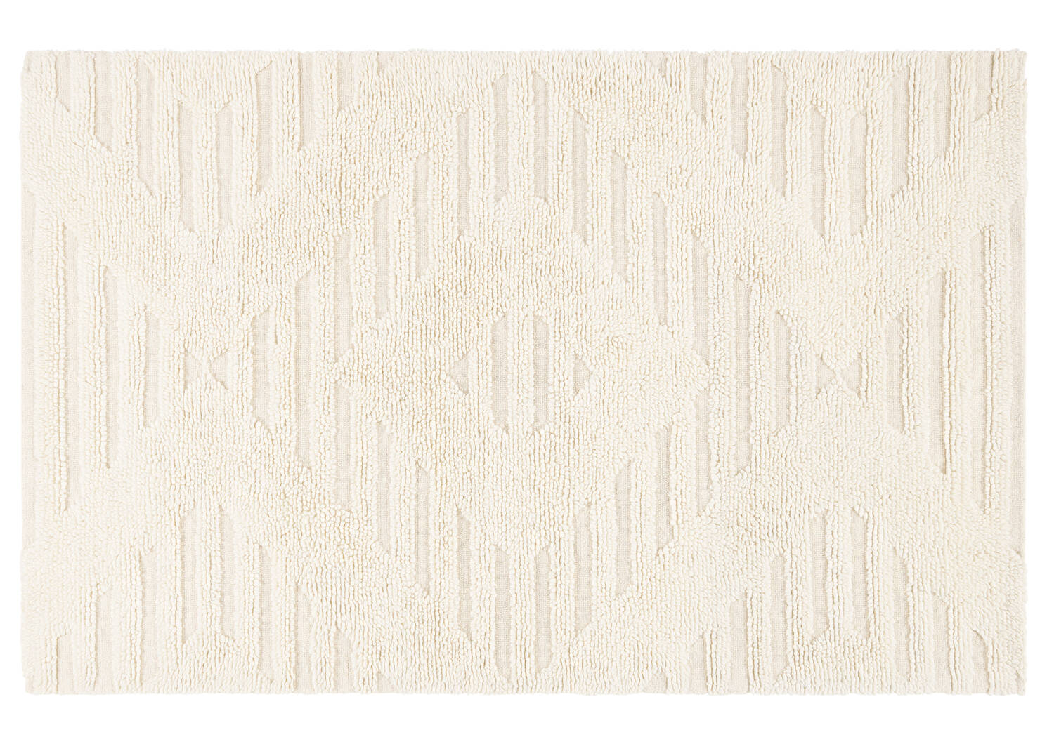 Barrett Wool Rug 96x120 Ivory