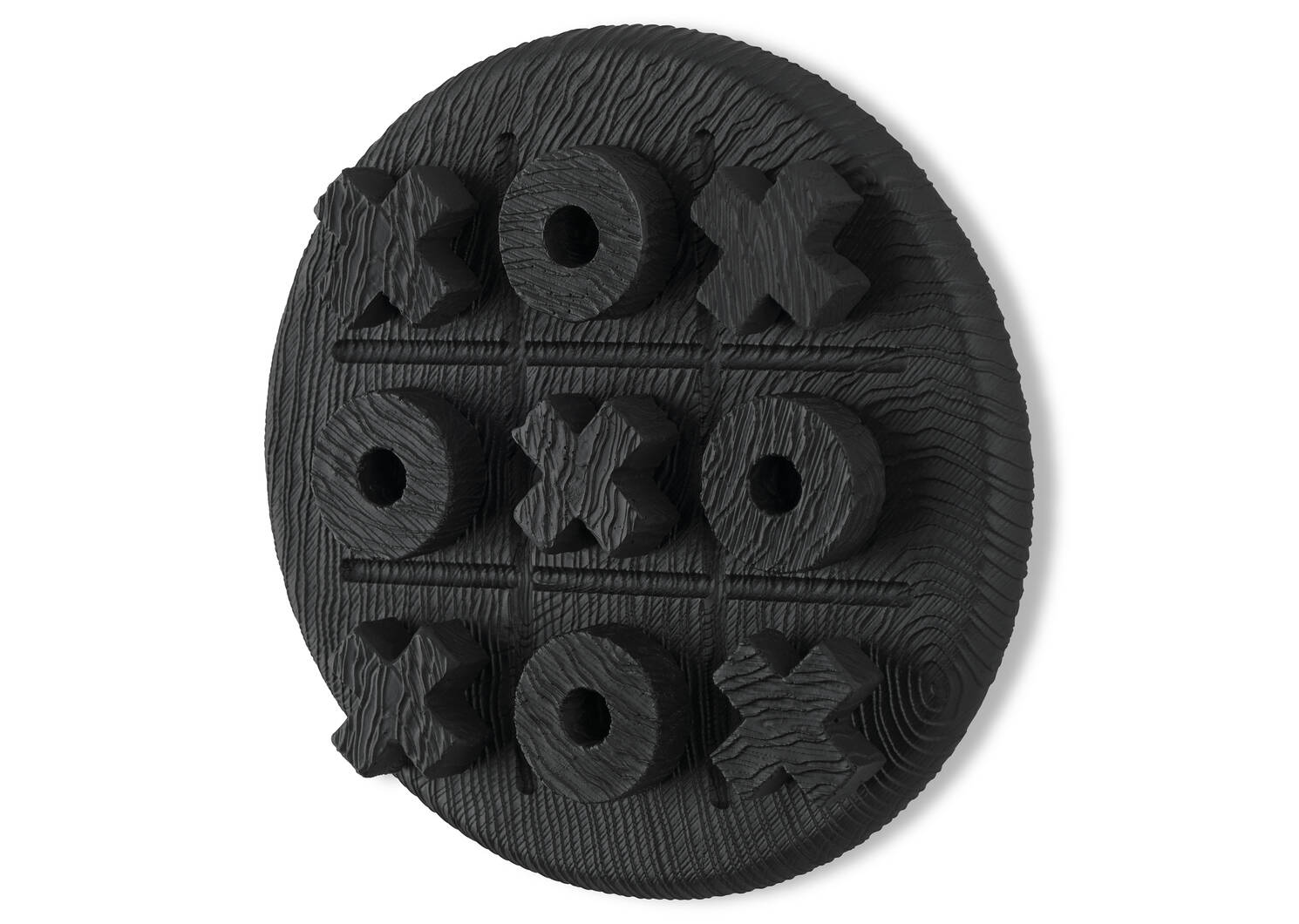 XO Tic Tac Toe Game Black
