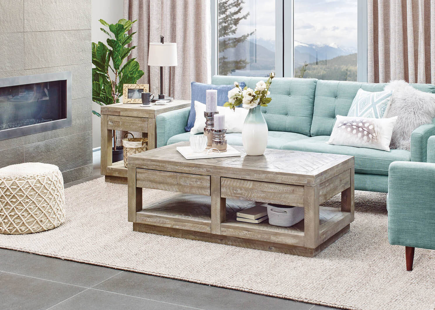 Calais Coffee Table -Baie Acacia