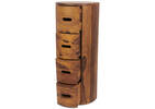 Drum 4 Drawer Pedestal -Sheesham Copper