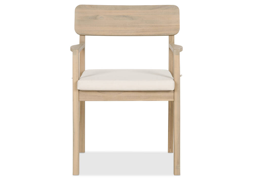 Chaise Cabrie avec coussin -naturelle