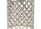 Ashbury Side Table -Raw Nickel