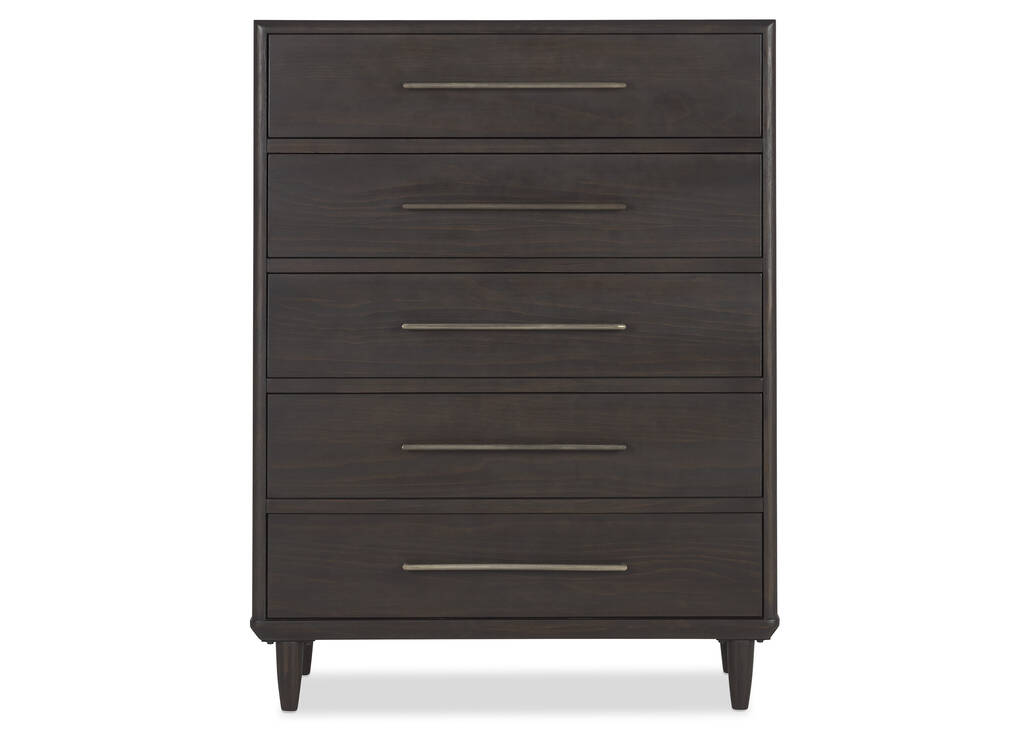 Luna 5 Drawer Chest -Stone Cocoa