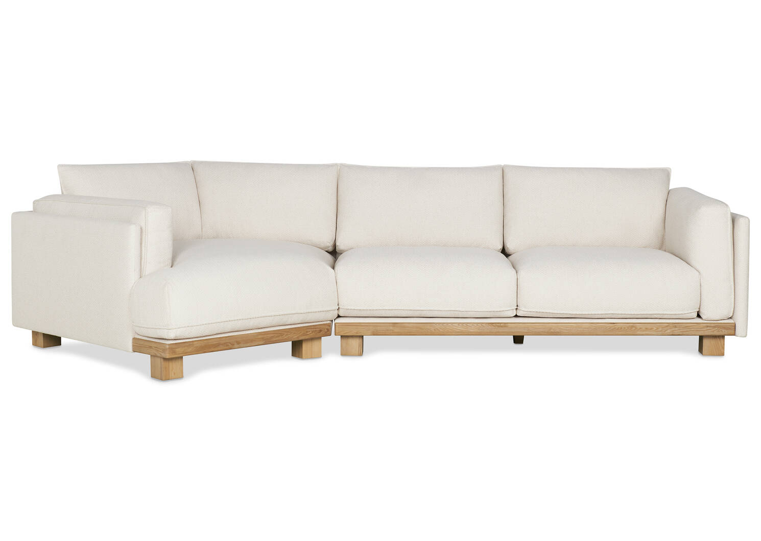 Leighton Sectional -Nico Ivory/Natural