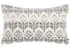 Elida Pillow 14x24 Ivory/Grey