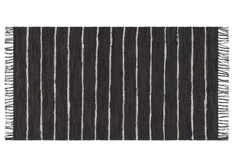 Kingsway Accent Rug 36x60 Black | Urban Barn