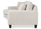 Bronx Round Chaise LCF -Fairfax Oyster