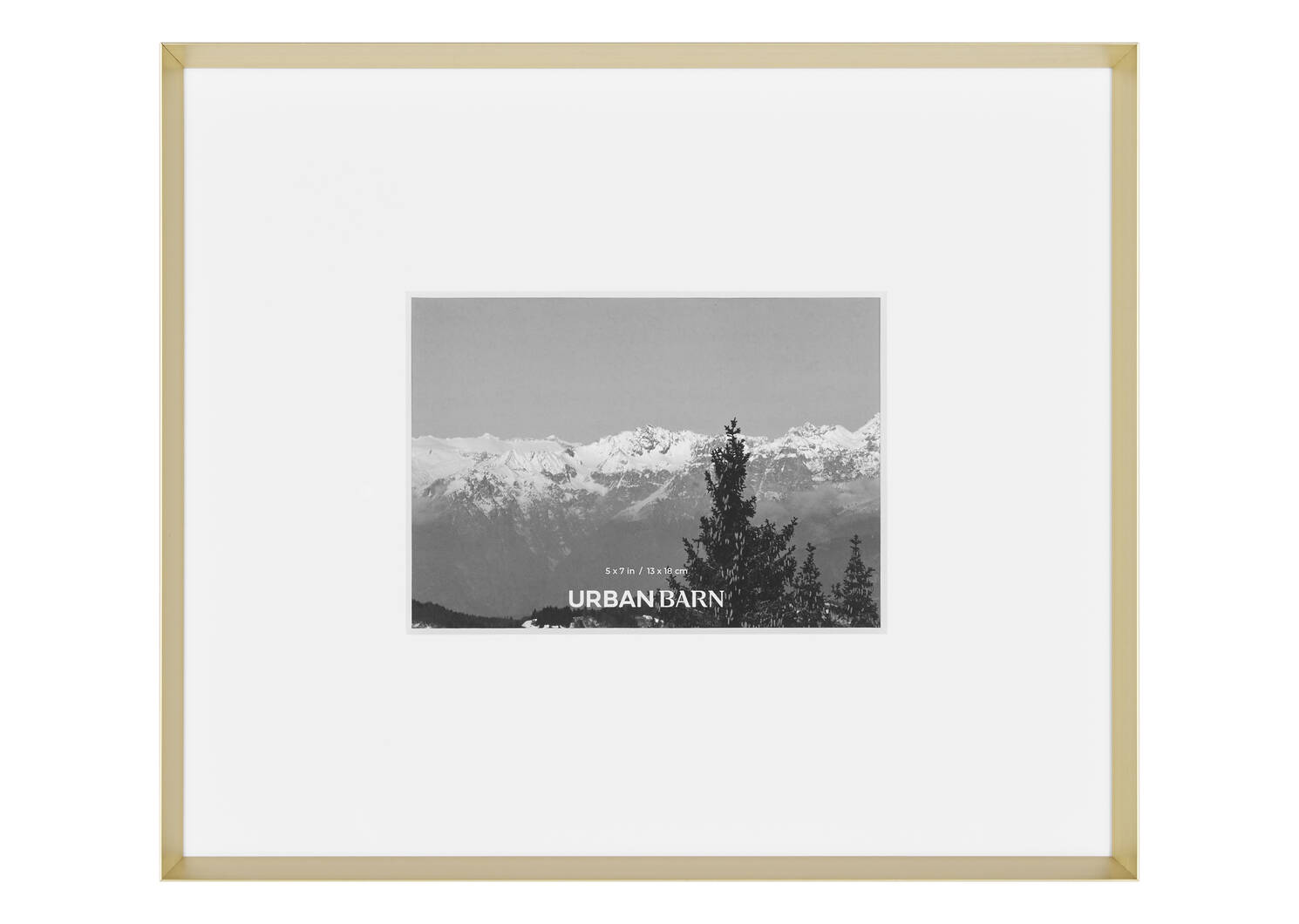 Russo Gallery Frames Brass