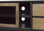 Melville Media Unit -Raven Umber