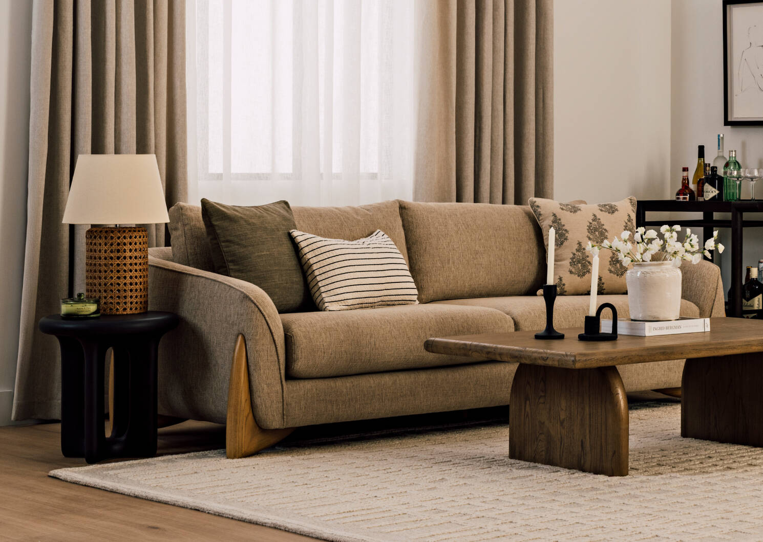 Reyna Cane Table Lamp