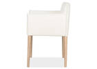 Marciona Lthr Arm Dining Chair -Forega W