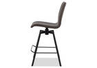 Tabouret pivotant Emmett -Esra brun