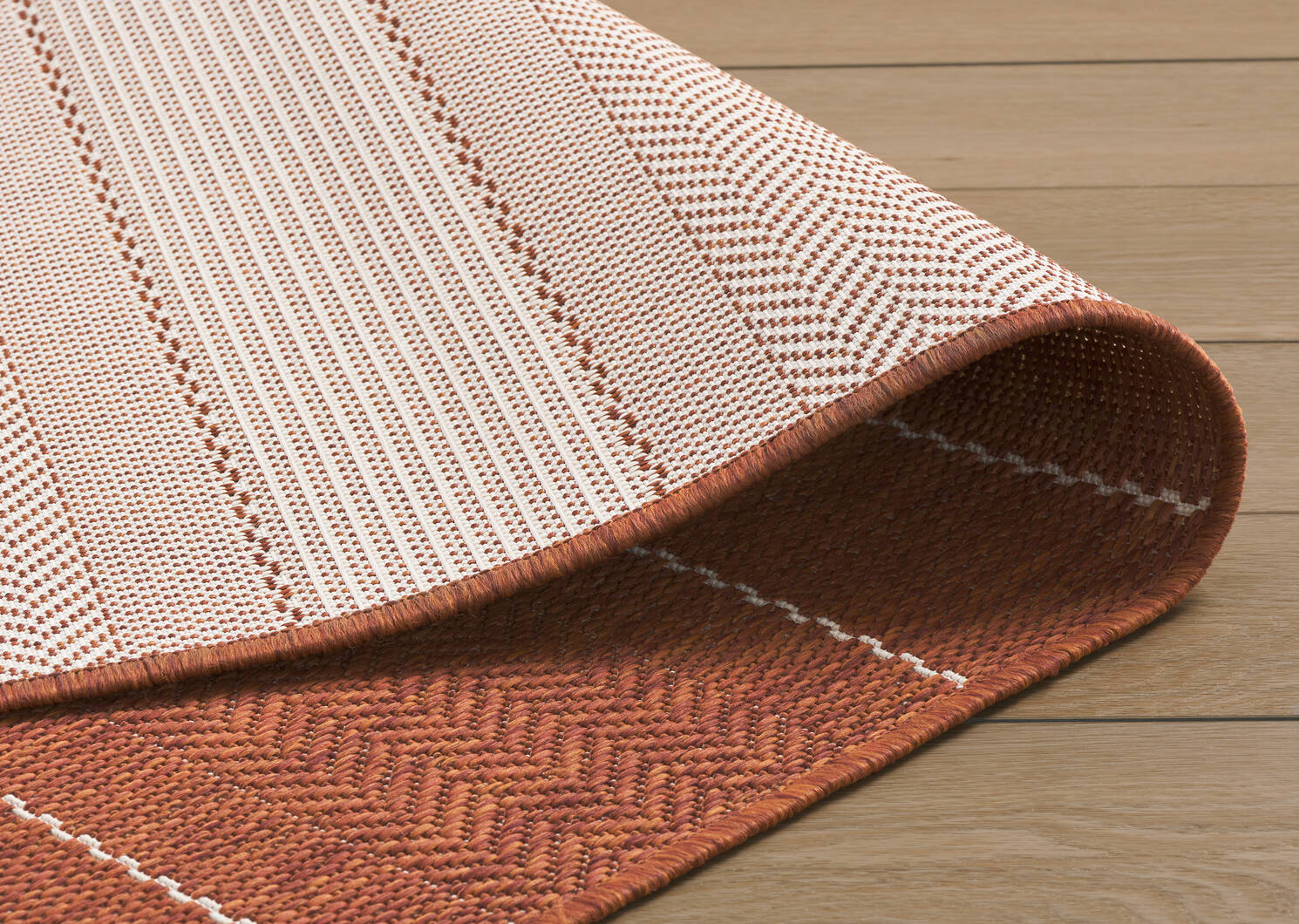 Nosara Outdoor Rug 94x126 Terracotta