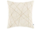 Coussin en coton Obie 20x20 ivoire/jute