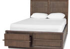 Monteray Storage Bed -Navarro Oak, QUEEN