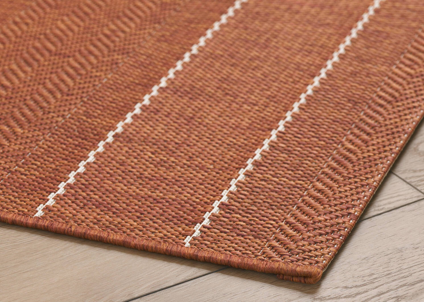 Nosara Outdoor Rug 94x126 Terracotta