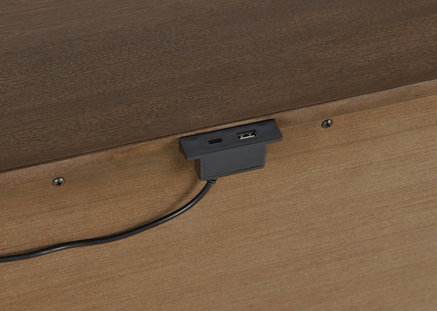 Sylvie 2 Drawer Nightstand -Idris Amber